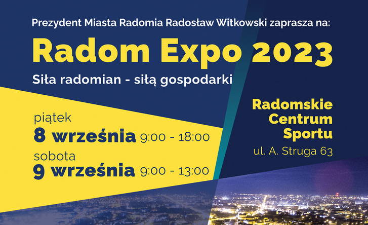 Promocja wydarzenia Radom Expo